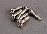 Screws 2x6mm roundhead self-tapping