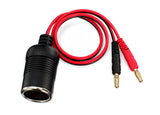 12V Car Adaptor (female) to 4mm Bullet (Supplier Special Order Only)