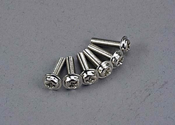 Screws 3x12mm washerhead machine