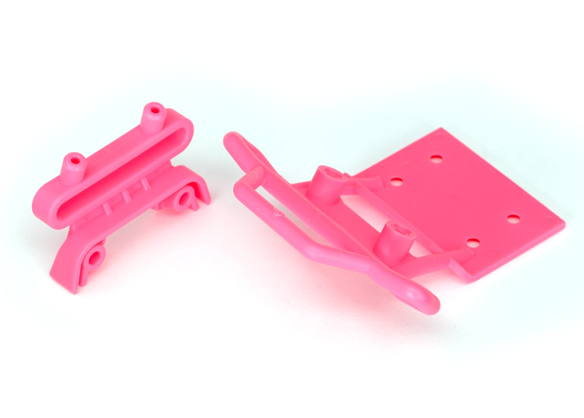 Bumper front/mount/ 4x23mm RM (2)/ 3x10mm RST (2) (pink)