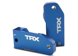 Traxxas Caster blocks 30 deg blue-anodized 6061-T6 aluminum TRX3632A