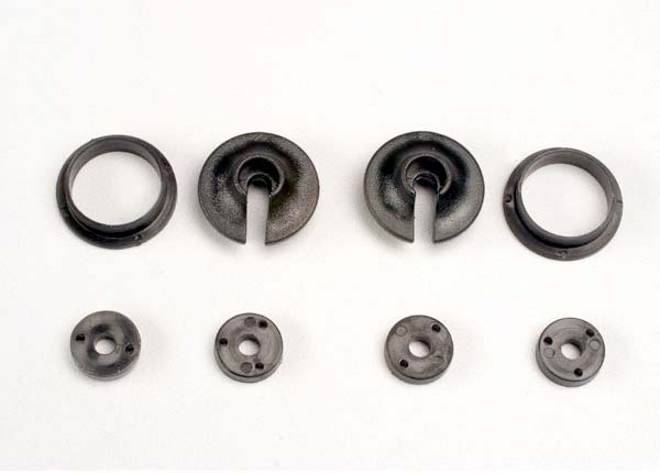 Spring retainers upper & lower (2)/ piston head set (2-hole