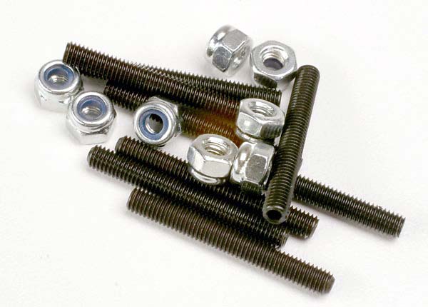 Set (grub) screws 3x25mm (8)/ 3mm nylon locknuts (8)