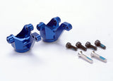 Steering blocks/ axle housings blue-anodized 6061-T6 alumin