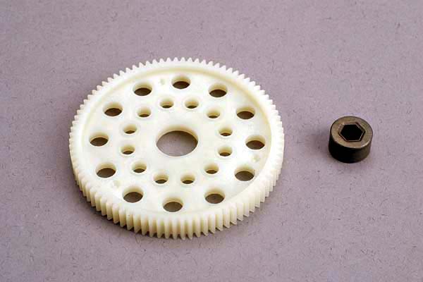 Spur gear (87-tooth) (48-pitch) w/bushing