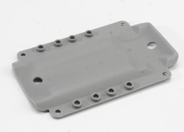 Skidplate transmission nylon (grey) (for long wheelbase ch