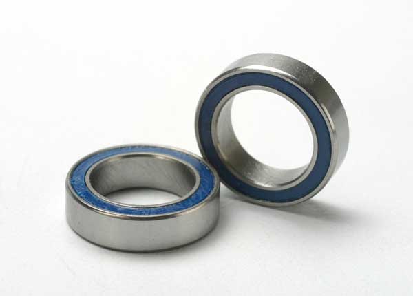 Ball bearings blue rubber sealed (10x15x4mm) (2)