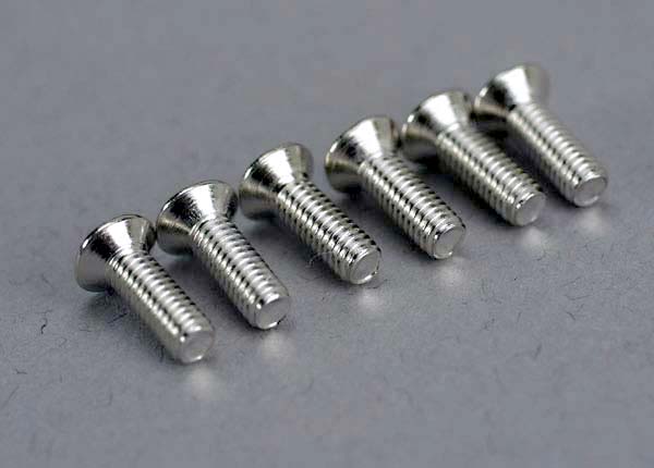 Screws 2.6x8mm countersunk machine