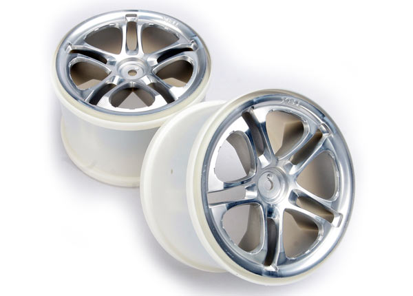 Wheels SS (split spoke) 3.8 Inch (satin) (2) (fits Revo/Maxx se