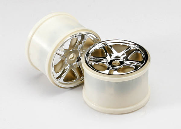 Wheels SS (split spoke) 3.8 Inch (chrome) (2) (use with 17mm sp