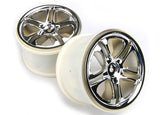 Wheels SS (split spoke) 3.8 Inch (chrome) (2) (fits Revo/Maxx s