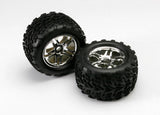 Tires & wheels assembled glued (SS (Split Spoke) chrome wh