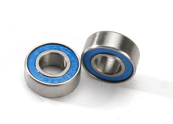 Ball bearings blue rubber sealed (6x13x5mm) (2)