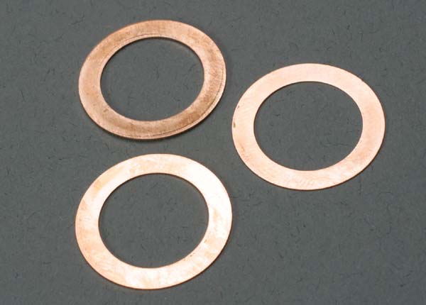 Gaskets cooling head: 0.15 0.25 0.35mm (1 each) (TRX 2.5