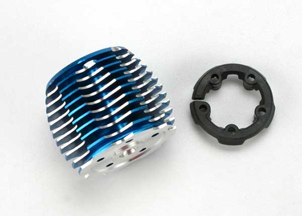 Cooling head PowerTune (machined aluminum blue-anodized) (