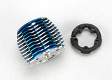 Cooling head PowerTune (machined aluminum blue-anodized) (