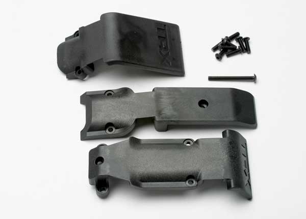 Traxxas Skid plate set front (2 pieces plastic) Skid plate rear TRX5337