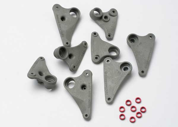 Rocker arm set progressive-2 (90-T)/ spacers (red aluminum)