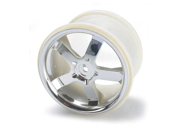 Wheels Hurricane 3.8 Inch (chrome) (2) (also fits Maxx series)