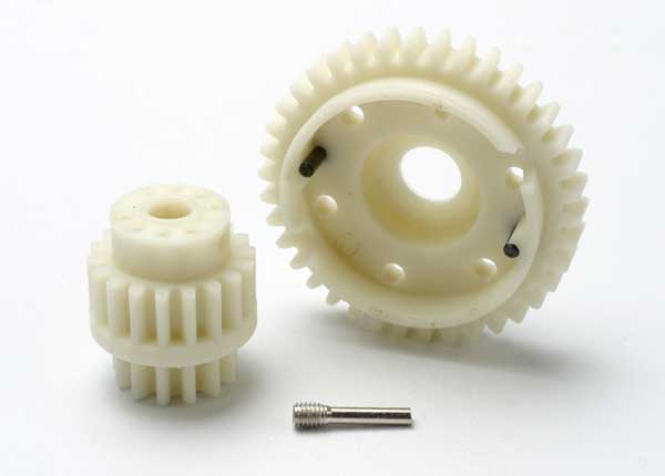 Gear set 2-speed wide ratio (2nd speed gear 38T 13T-18T in