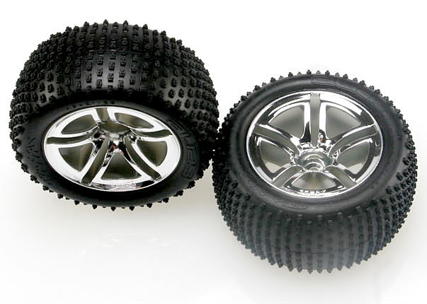 Tires & wheels assembled glued (2.8 Inch) (Jato Twin-Spoke whe