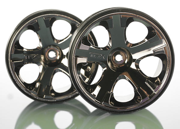Wheels All-Star 2.8 Inch (black chrome) (nitro rear/ electric f