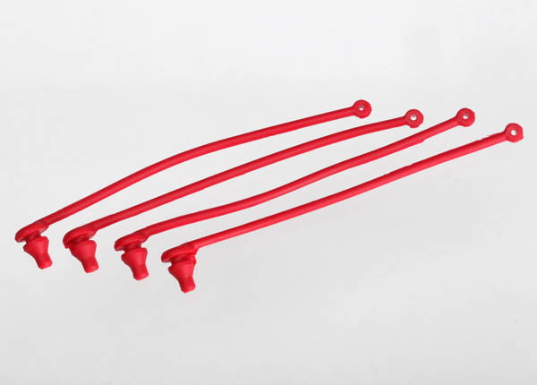 Body clip retainer red (4)