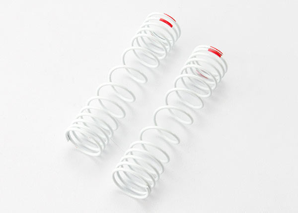 Springs rear (white) (progressive rate) (2) (fits Slash alu