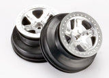 Wheels SCT satin chrome beadlock style dual profile (2.2 Inch