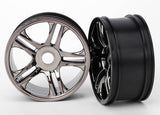 Wheels split-spoke (black chrome) (rear) (2)