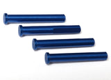 Main shaft 7075-T6 aluminum blue-anodized (4)/ 1.6x5mm BCS