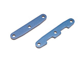 Bulkhead tie bars front & rear aluminum (blue-anodized)