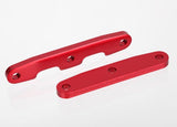 Bulkhead tie bars front & rear aluminum (red-anodized)