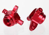 Steering blocks 6061-T6 aluminum left & right (red-anodize