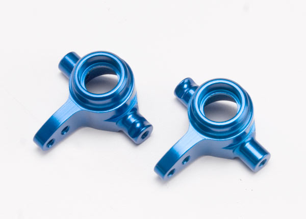 Steering blocks 6061-T6 aluminum l & r (blue-anodiz)