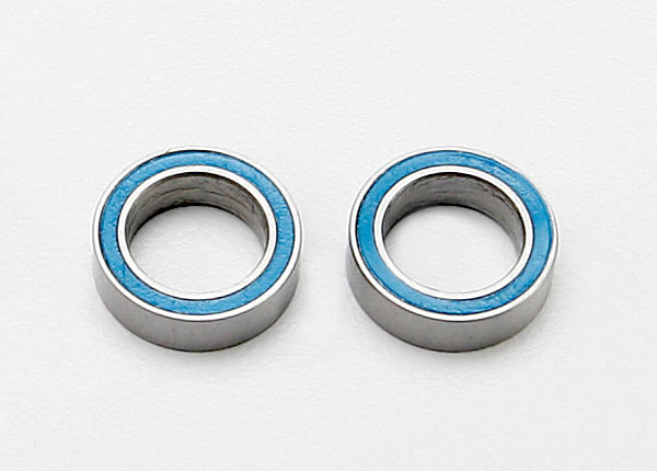 Ball bearings blue rubber sealed (8x12x3.5mm) (2)