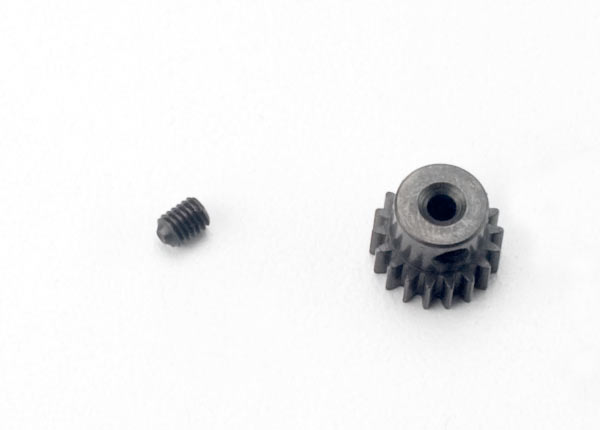 Gear 18-T pinion (48-pitch 2.3mm shaft)/ set screw