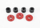 Piston damper (2x0.5mm hole red) (4)/ travel limiters (4)