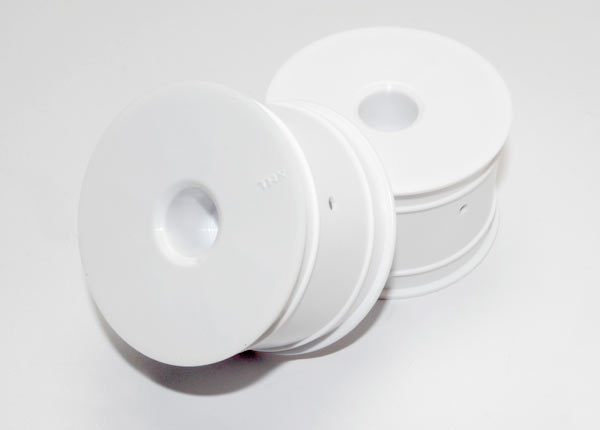 Wheels dished 2.2 Inch (white) (2)