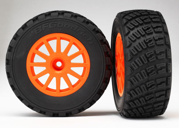 Tires &amp; wheels assembled glued (orange wheels BFGoodrich (Supplier Special Order Only)