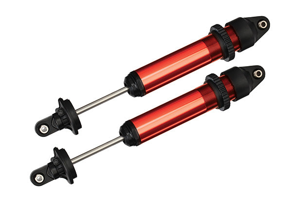 Shocks GTX aluminum red-anodized (fully assembled w/o spr