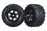 Tires & wheelsassembledglued(X-Maxx black wheels Maxx AT