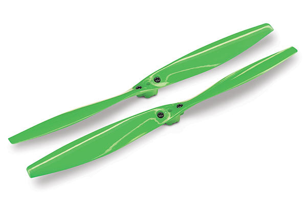 Aton rotor blade set green (2) (with screws)