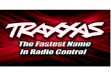 Traxxas racing banner red & black (4x8 feet)