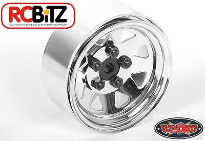 5 Lug Wagon 1.9 Steel Stamped Beadlock Wheels (Chrome)