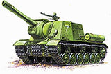 Zvezda 1/35 ISU-152 Soviet Self-propelled Gun 3532