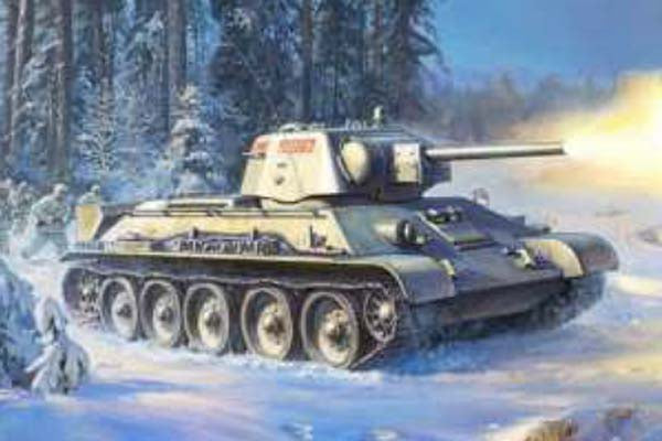 Zvezda 1/35 T-34/76 MOD 1943 URALMASH 3689