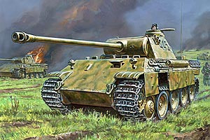 Zvezda 1/72 Panzerkampfw.V Panther Ausf.D 5010