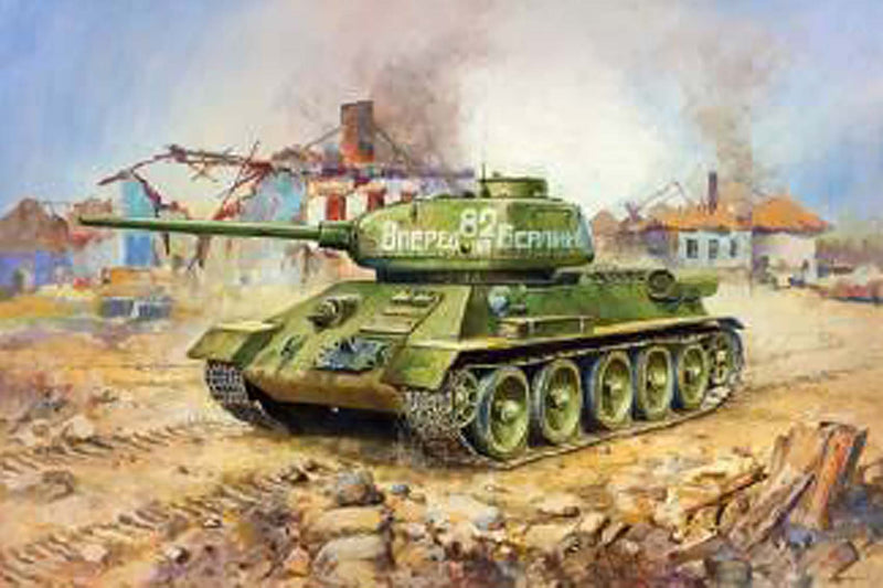 Zvezda 1/72 T-34/85 SOVIET MED TANK WWII 5039