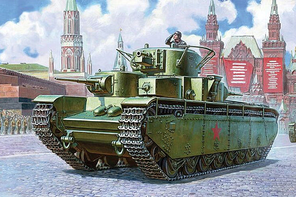 Zvezda 1/72 SOVIET HEAVY TANK T-35 5061